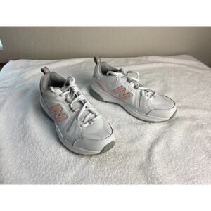 New Balance 608V5 Sneakers Womens 7.5 White Pink Comfortcore Sporty